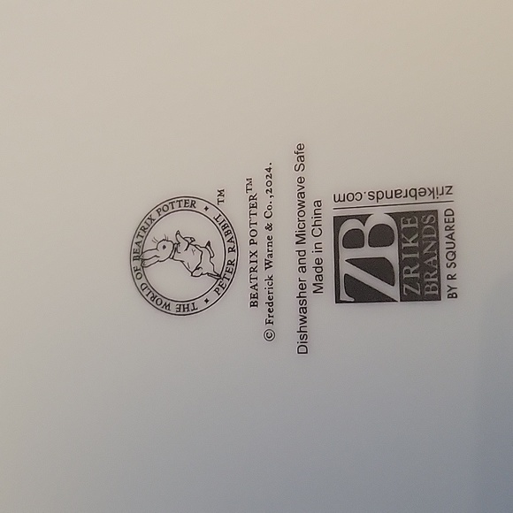 Zrike Peter Rabbit Beatrix Potter Salad plate single - Picture 3 of 5